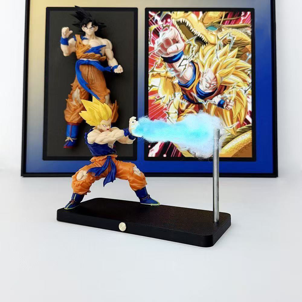 Dragon Ball Z Goku Kamehameha Magnetic Touch Levitating Desk Lamp