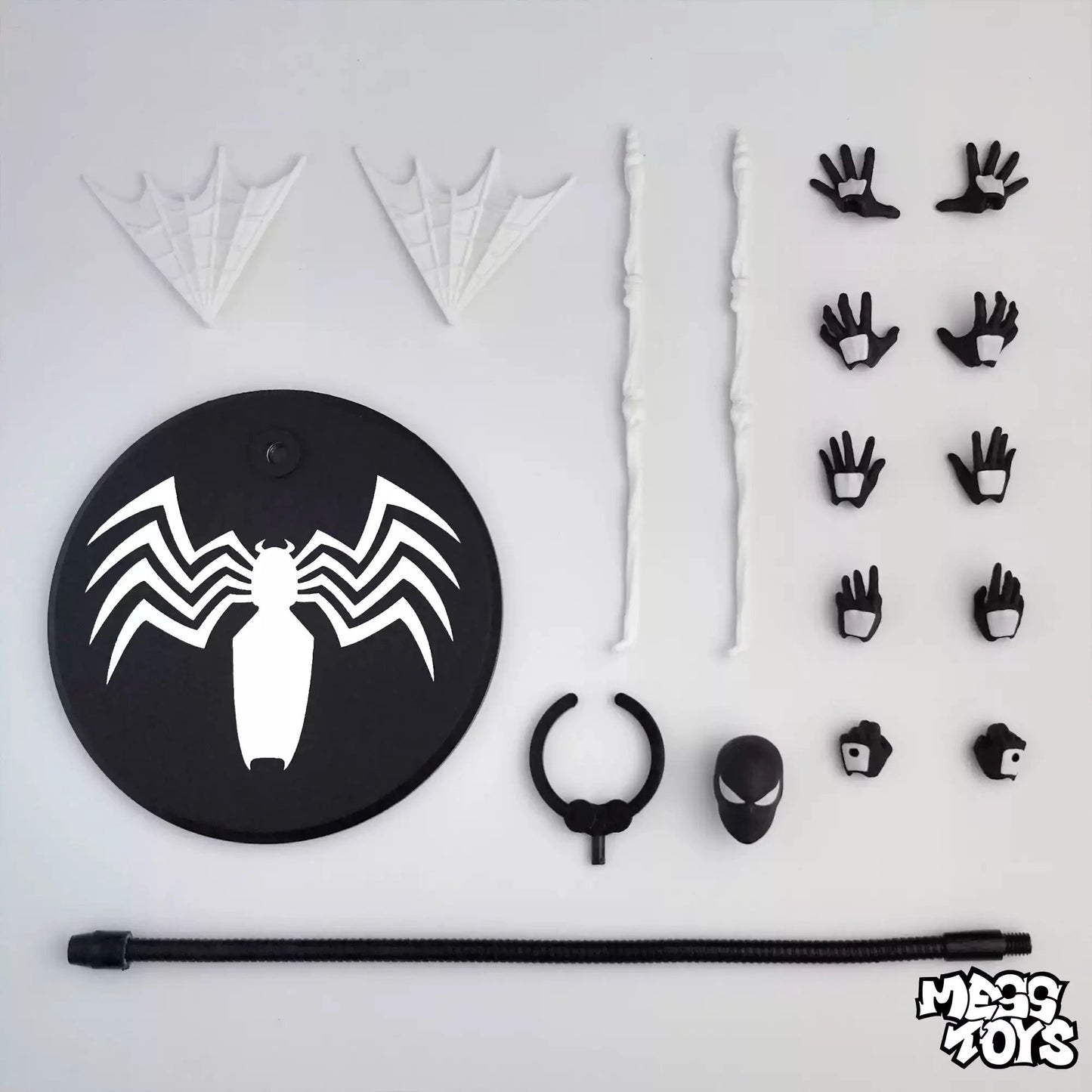 CT Toys Mess Toys Symbiote Spider-Man Black Spider Action Figure