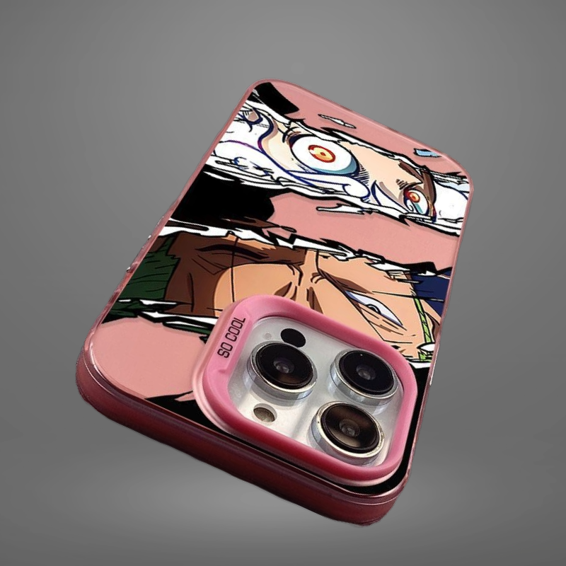 One Piece Monkey D Luffy Roronoa Zoro Hard IMD iPhone Case