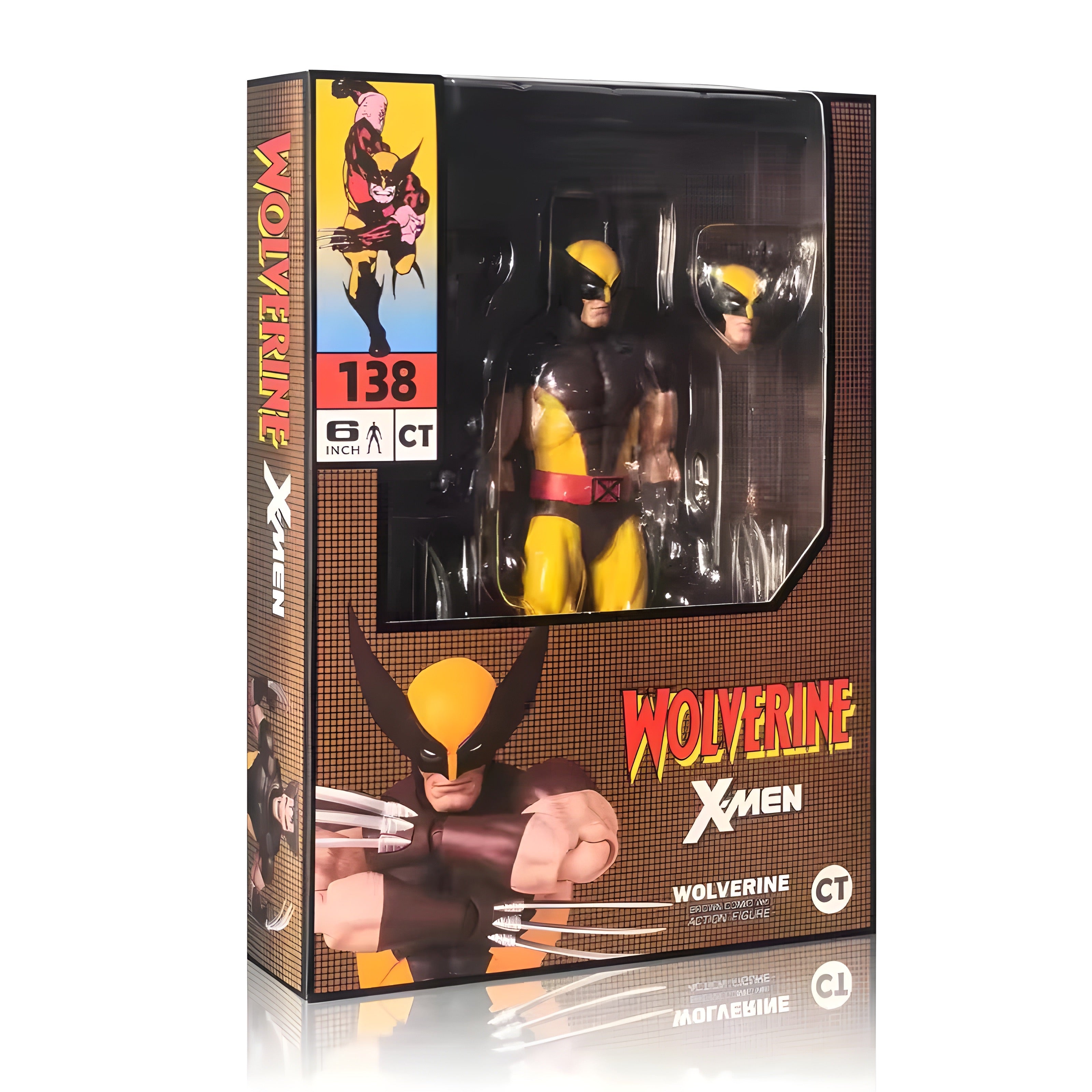 CT Toys MAFEX No. 138 Wolverine Brown Suit Figure