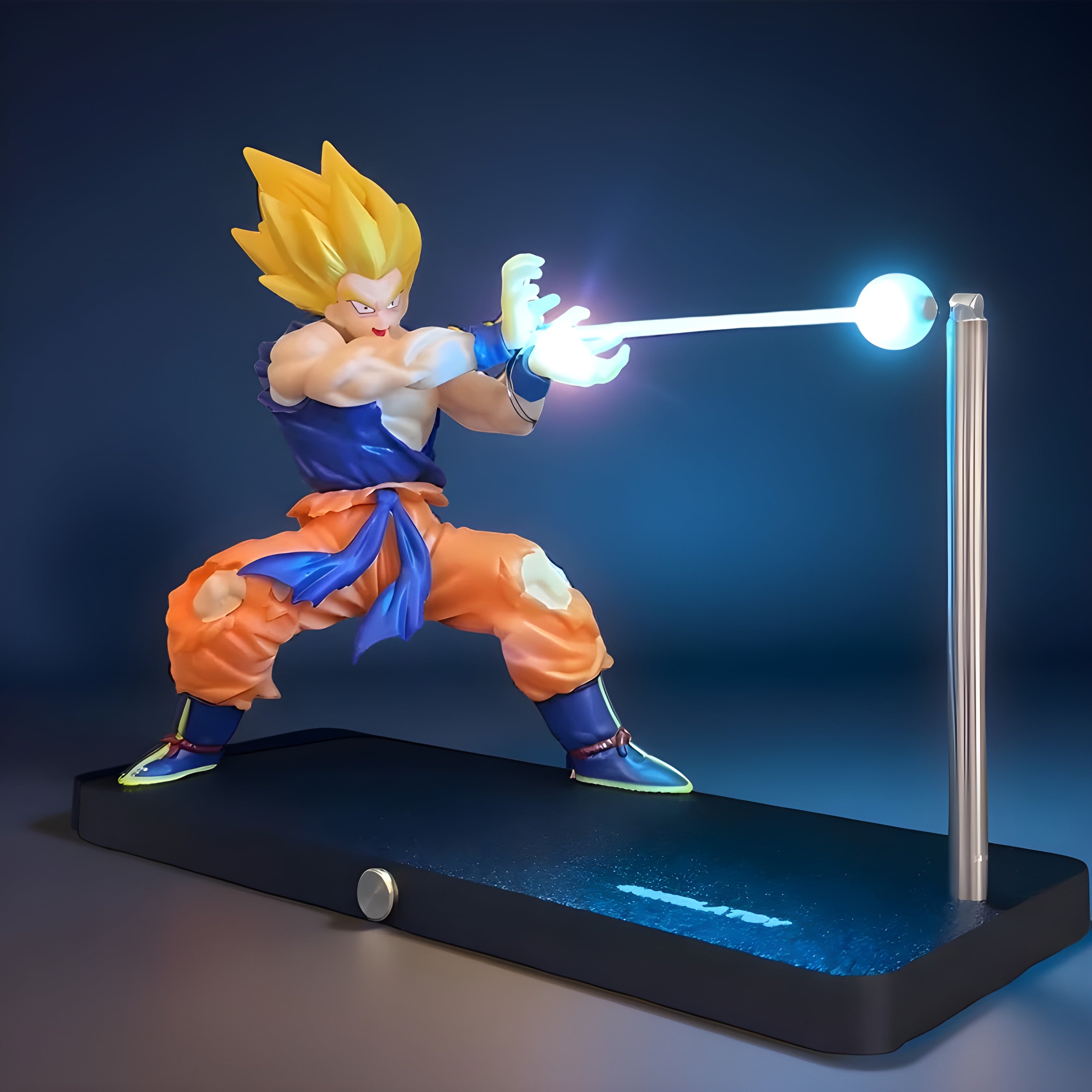 Dragon Ball Z Goku Kamehameha Magnetic Touch Levitating Lamp