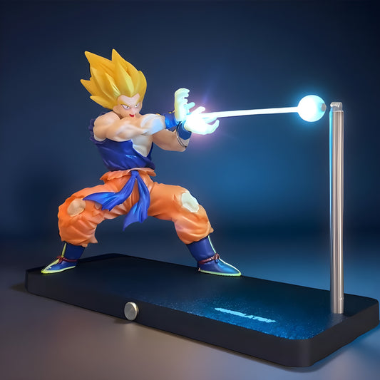Dragon Ball Z Goku Kamehameha Magnetic Touch Levitating Desk Lamp