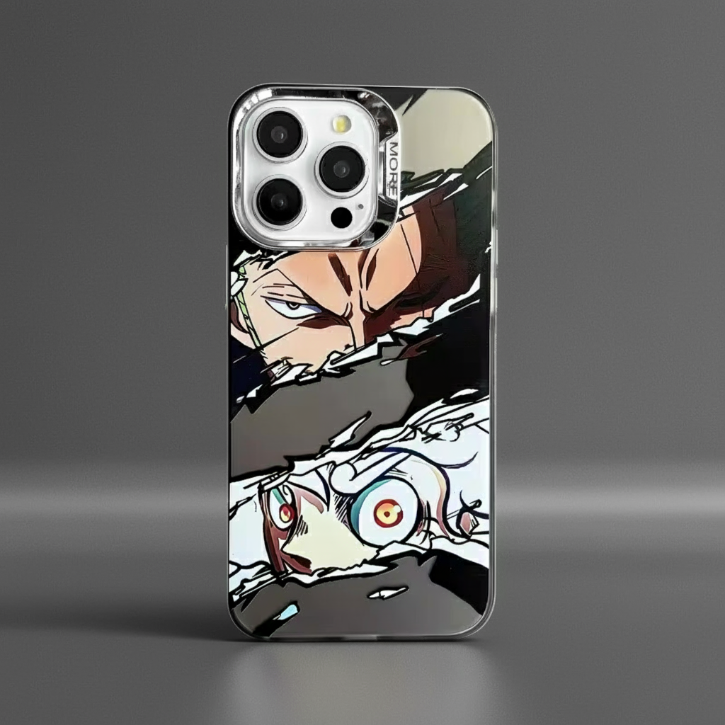 One Piece Monkey D Luffy Roronoa Zoro Hard IMD iPhone Case