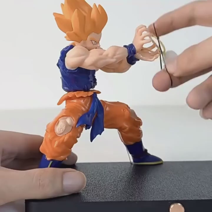 Dragon Ball Z Goku Kamehameha Magnetic Touch Levitating Lamp